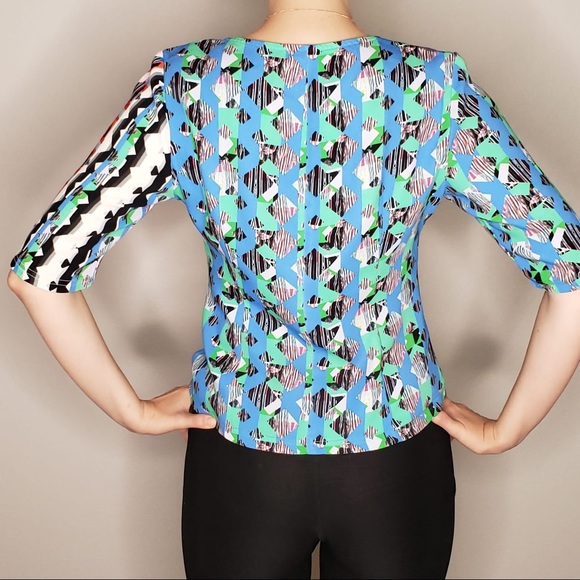 Tailor Made elbow long sleeves Blouse Size M - Picture 2 of 7